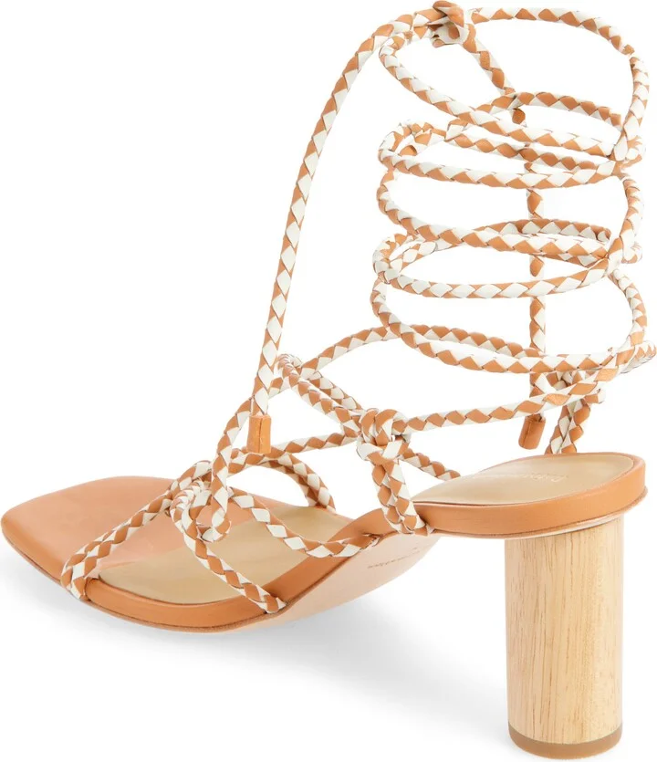 Macie Corded Ankle Tie Sandal - Image 2