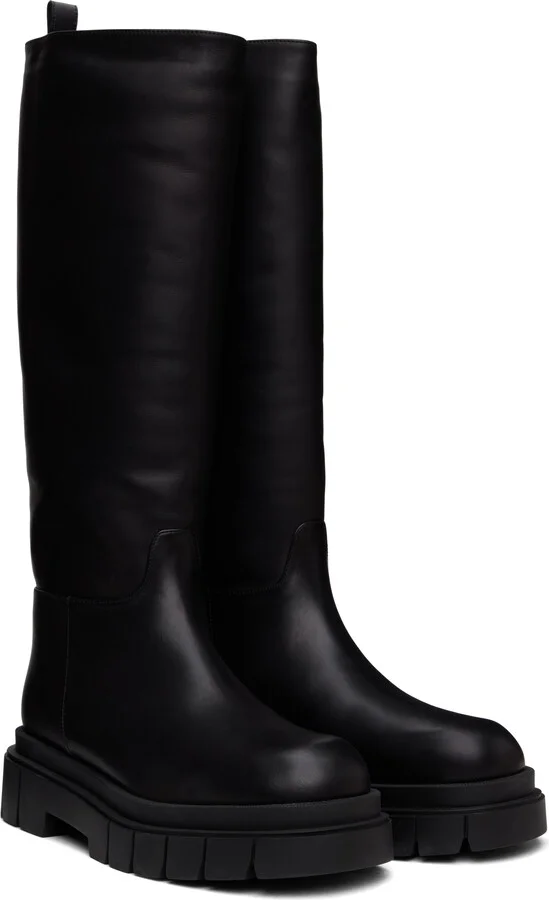 MACKAGE Black Commander Tall Boots - Image 4