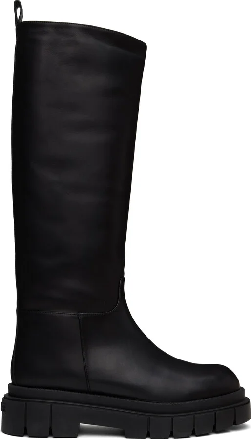 MACKAGE Black Commander Tall Boots