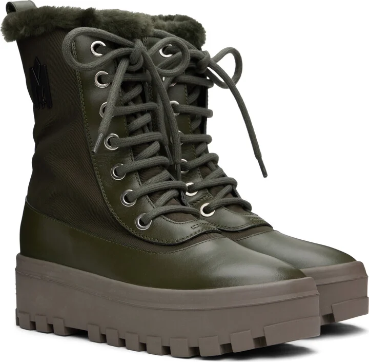 MACKAGE Khaki Hero-M Boots - Image 4