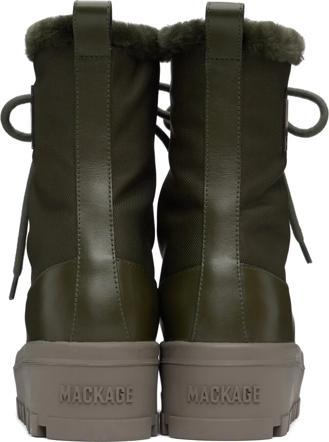MACKAGE Khaki Hero-W Boots - Image 2