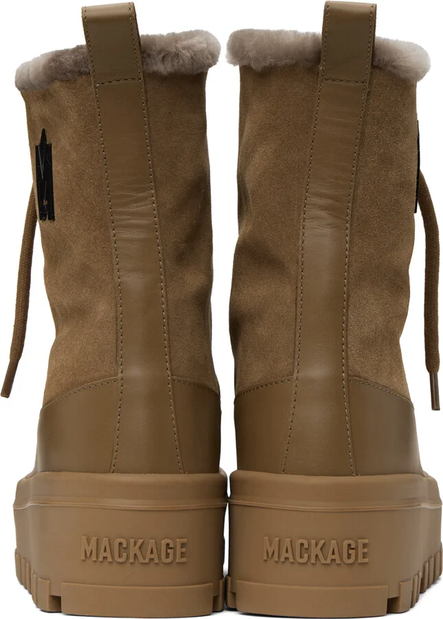 MACKAGE Tan Hero Boots - Image 2