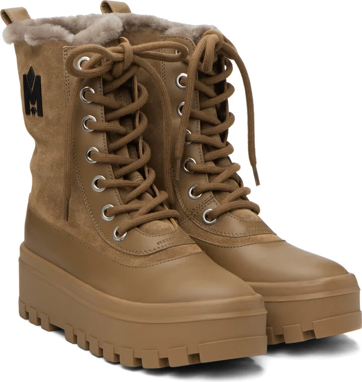 MACKAGE Tan Hero Boots - Image 4