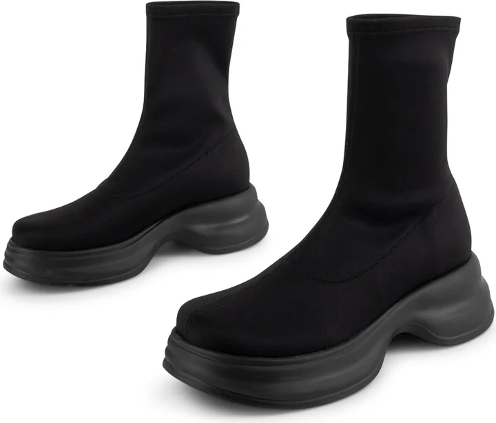 Maco Stretch Ankle Boot-Black