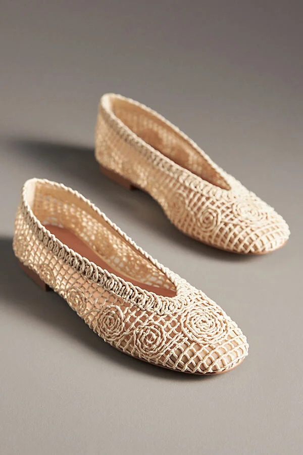 Macramé Ballet Flats