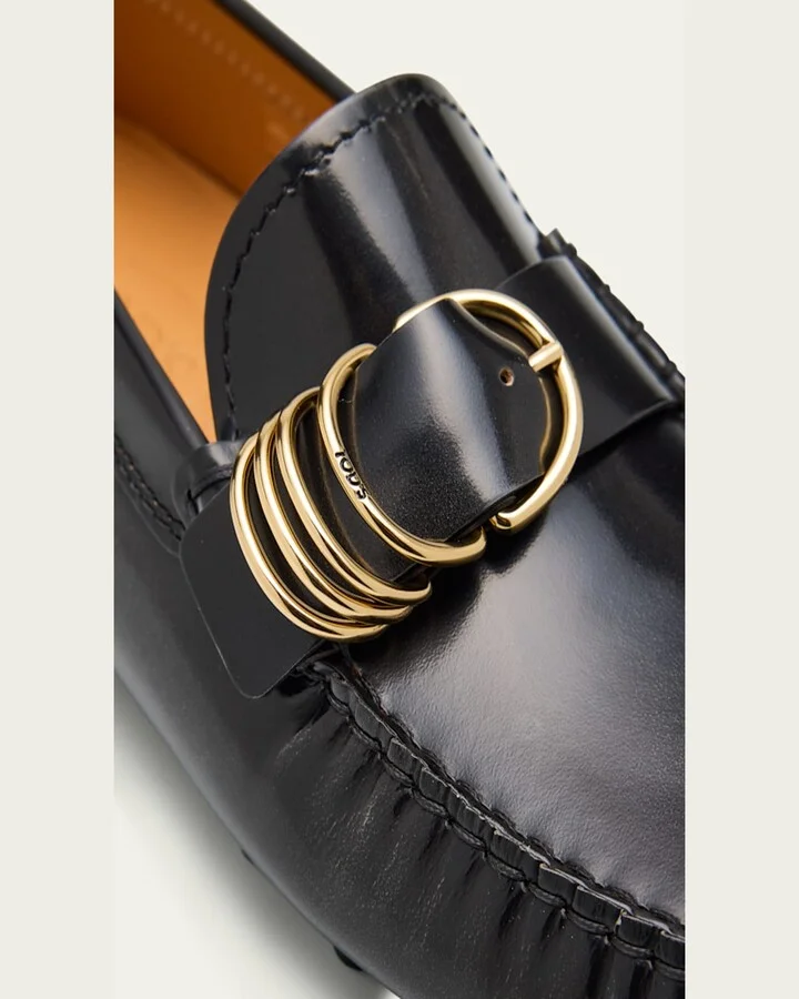 Macro 52K Patent Leather Drivers with Rings - Image 3