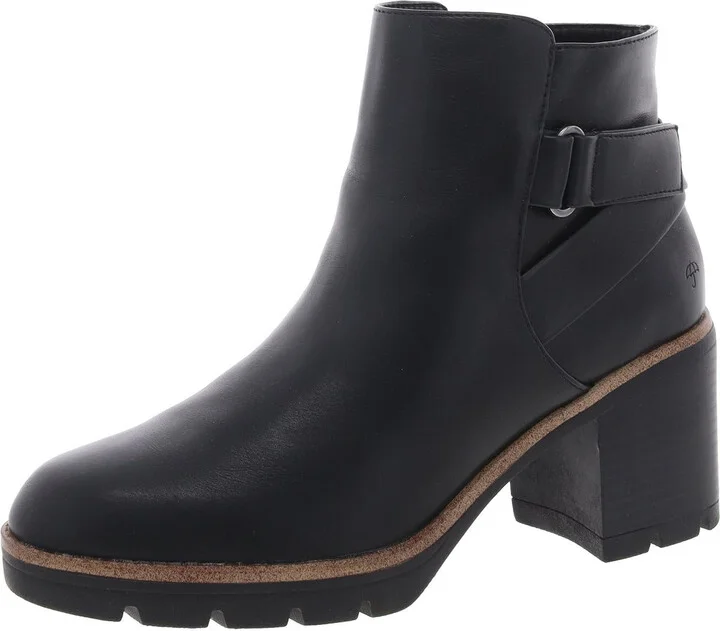 Madalynn-STR Womens Laser Cut Faux Leather Mid-Calf Boots