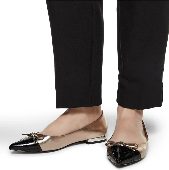 Maddelyn Pointed Cap Toe Flat - Image 2
