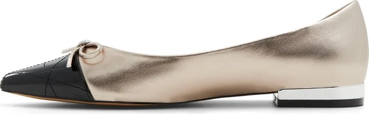 Maddelyn Pointed Cap Toe Flat - Image 7