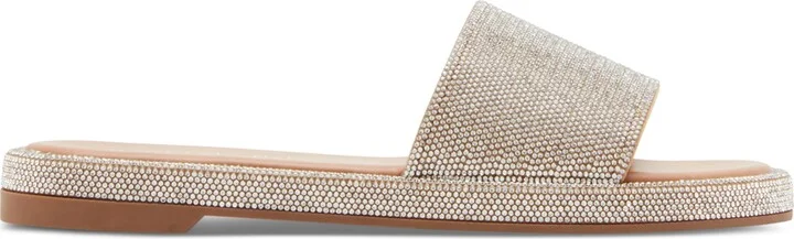 Madden Girl Addiie Rhinestone Platform Slide Sandals - Image 2