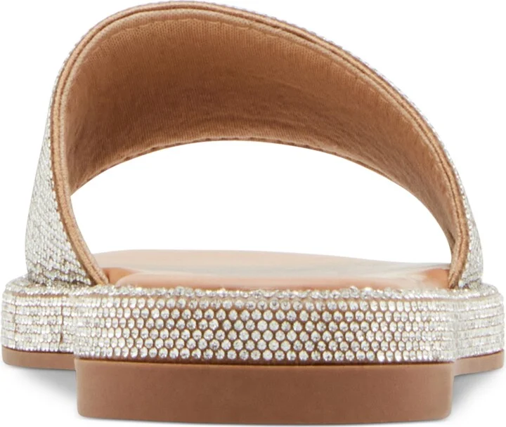 Madden Girl Addiie Rhinestone Platform Slide Sandals - Image 3