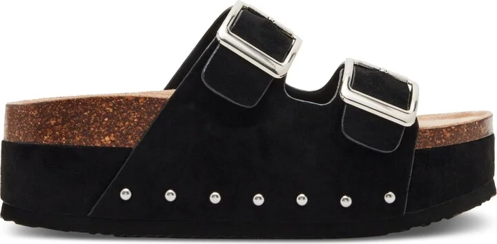 Madden Girl Babes Double-Strap Flatform Footbed Sandals - Image 2