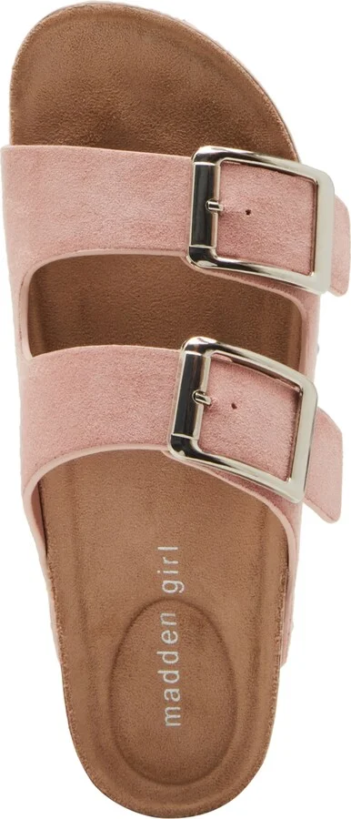 Madden Girl Babes Double-Strap Flatform Footbed Sandals - Image 8