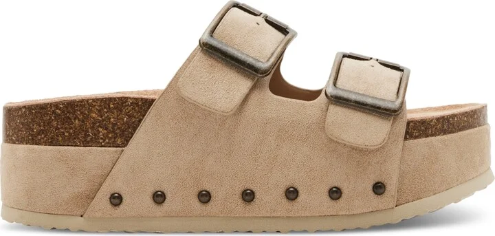 Madden Girl Babes Double-Strap Flatform Footbed Sandals - Image 10