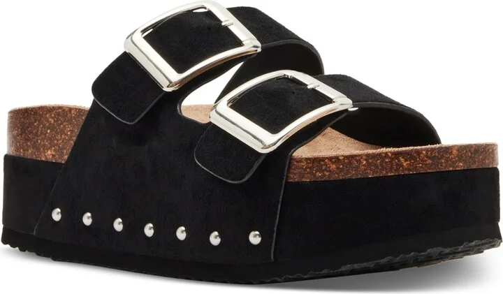 Madden Girl Babes Double-Strap Flatform Footbed Sandals