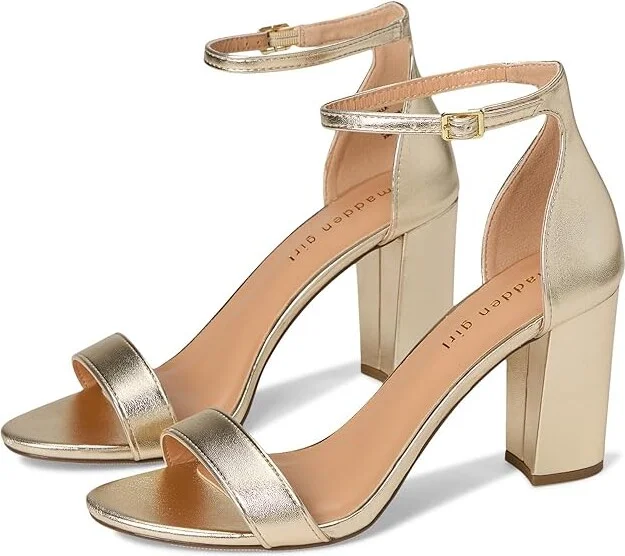 Madden Girl Beella Women's Shoes Gold : 6 M, Synthetic