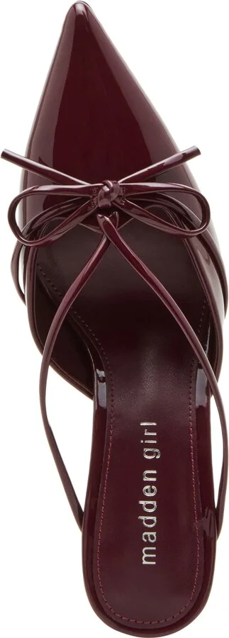 Madden Girl Bellsss Pointed-Toe Bow Dress Mules - Image 8