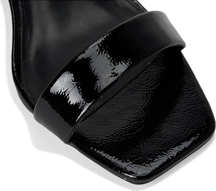 Madden Girl Birdiee Women's Dress Sandals Black Patent : 8 M, Rubber/Synthetic - Image 7