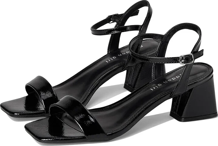 Madden Girl Birdiee Women's Dress Sandals Black Patent : 8 M, Rubber/Synthetic