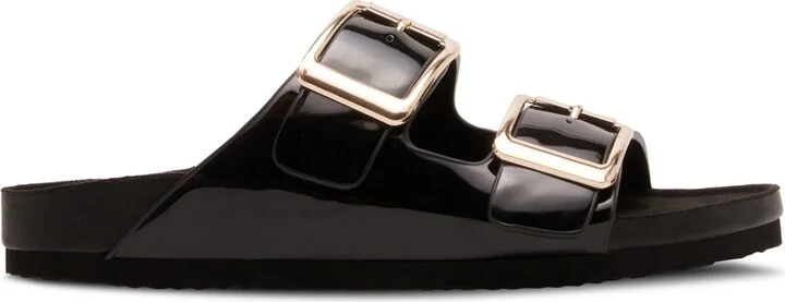 Madden Girl Bodie Buckle Footbed Slide Sandals - Image 6