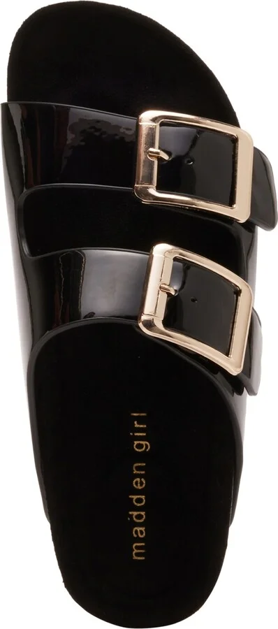 Madden Girl Bodie Buckle Footbed Slide Sandals - Image 8