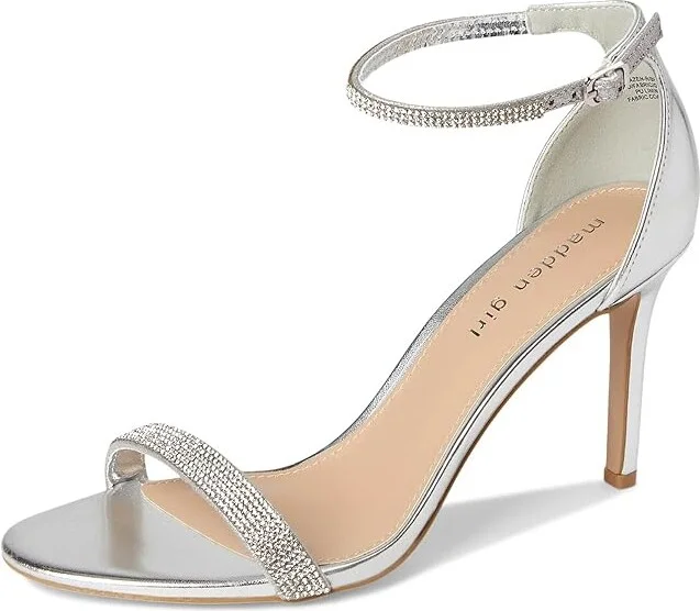 Madden Girl Brazen-R Women's Dress Sandals Silver : 8.5 M, Synthetic - Image 5