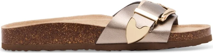 Madden Girl Brookk Buckled Footbed Slide Flat Sandals - Image 6