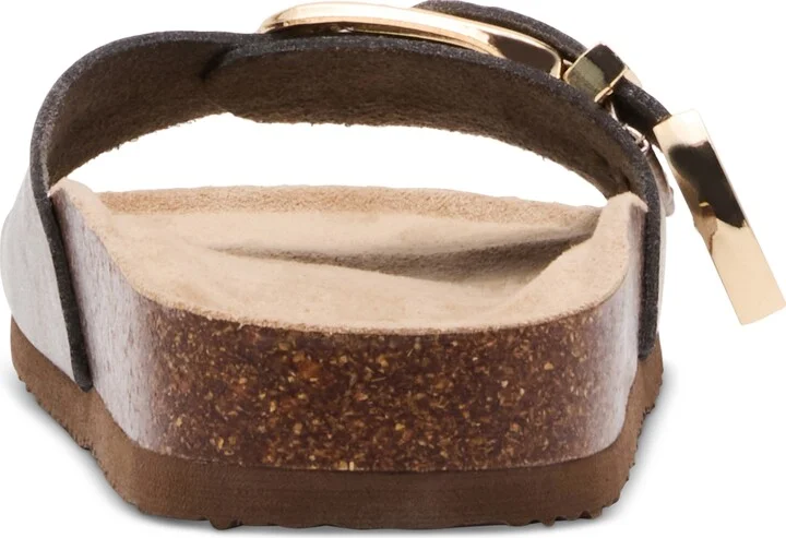 Madden Girl Brookk Buckled Footbed Slide Flat Sandals - Image 7