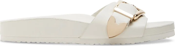 Madden Girl Brookk Buckled Footbed Slide Flat Sandals - Image 10