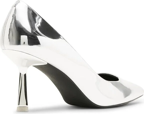 Madden Girl Brynn High Heels Silver : 10 M, Leather - Image 4