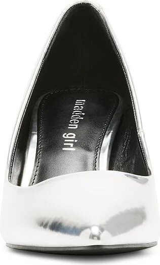 Madden Girl Brynn High Heels Silver : 10 M, Leather - Image 5