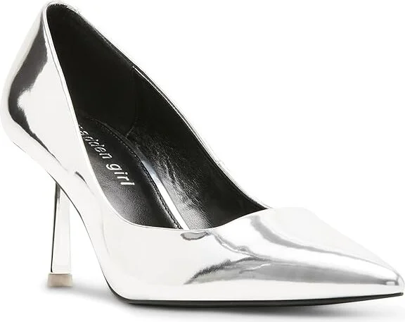 Madden Girl Brynn High Heels Silver : 10 M, Leather