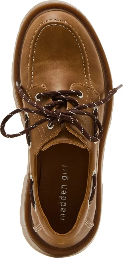 Madden Girl Caden Platform Lug-Sole Boat Shoes - Image 8