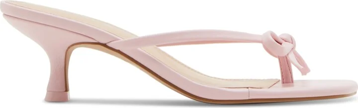 Madden Girl Charlotte Kitten-Heel Bow Dress Sandals - Image 6