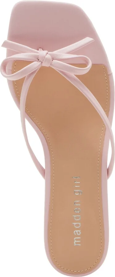 Madden Girl Charlotte Kitten-Heel Bow Dress Sandals - Image 8