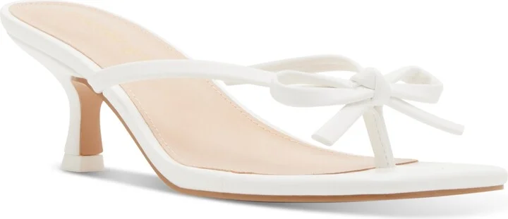 Madden Girl Charlotte Kitten-Heel Bow Dress Sandals