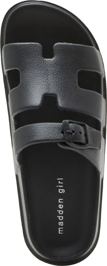 Madden Girl Darliing Banded Footbed Slide Sandals - Image 4