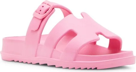 Madden Girl Darling Eva Slide Sandal - - HOT PINK