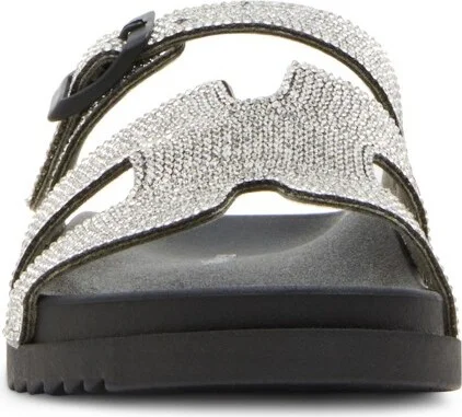Madden Girl Darling-r Eva Slide Sandal - - BLACK MULTI - Image 2