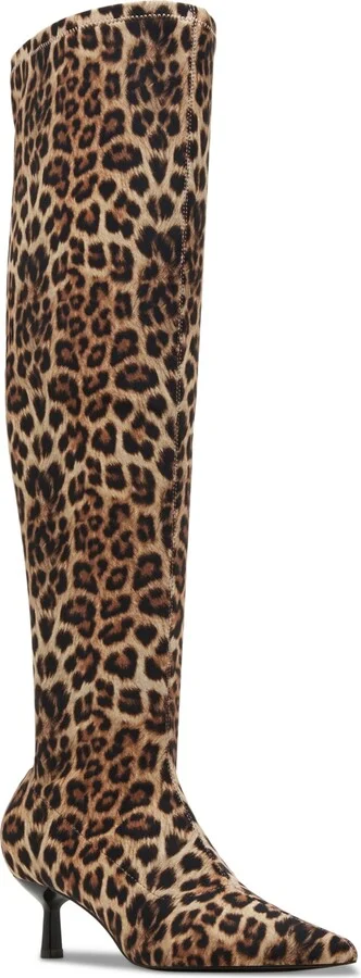 Madden Girl Deserai Over-The-Knee Kitten Heel Boots