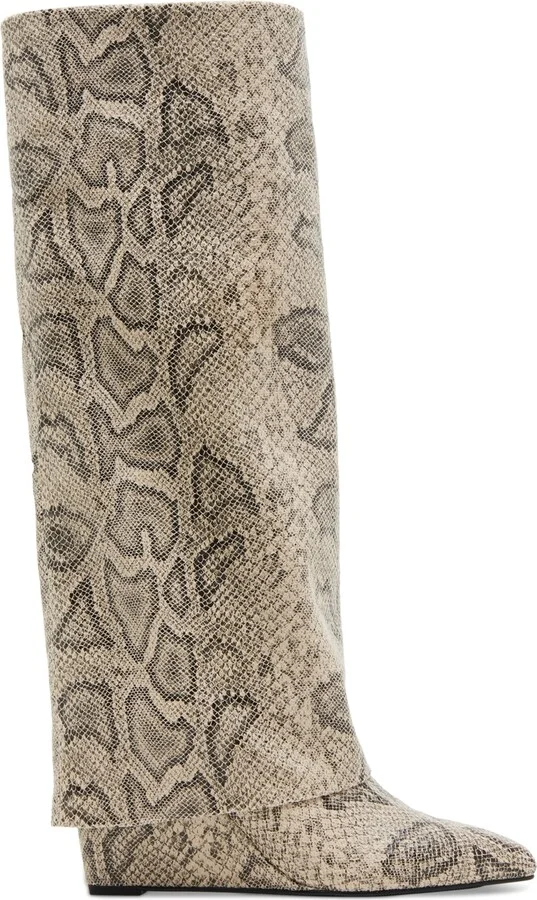 Madden Girl Evander Wide-Calf Fold-Over Cuffed Knee High Wedge Dress Boots - Image 2