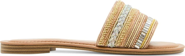 Madden Girl Friendship Embellished Slide Flat Sandals - Image 2