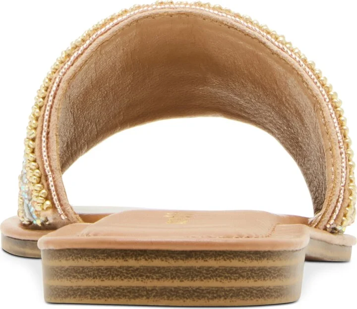 Madden Girl Friendship Embellished Slide Flat Sandals - Image 3