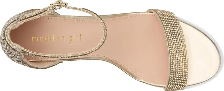 Madden Girl Ileana-RR High Heels Gold : 8.5 M, Synthetic - Image 2