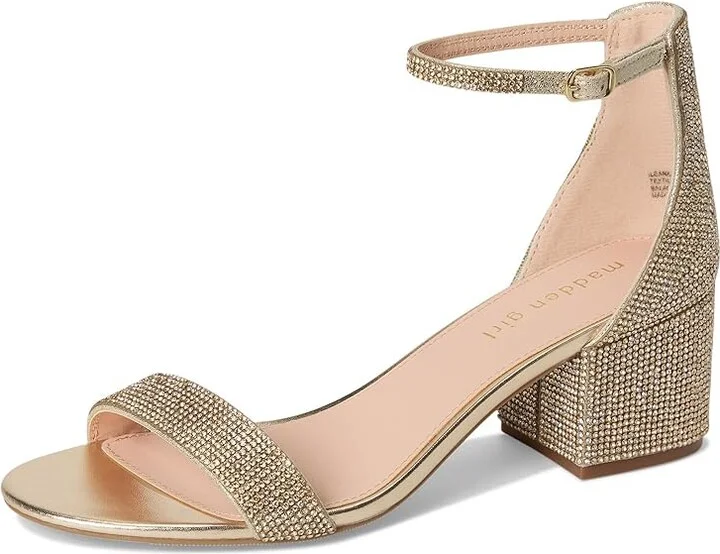 Madden Girl Ileana-RR High Heels Gold : 8.5 M, Synthetic - Image 5