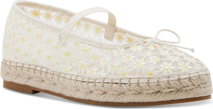 Madden Girl July Mary-Jane Platform Espadrille Flats