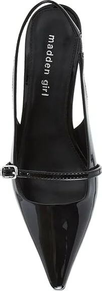 Madden Girl Krystall High Heels Black Patent : 8 M, Rubber/Synthetic - Image 2
