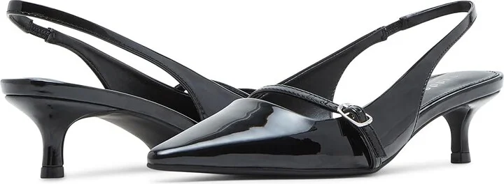 Madden Girl Krystall High Heels Black Patent : 8 M, Rubber/Synthetic