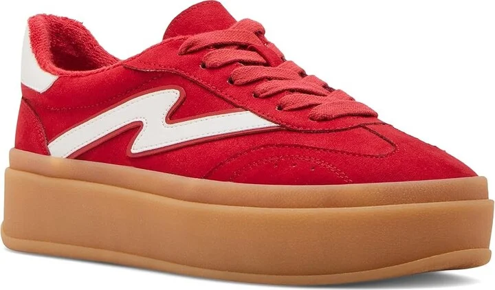Madden Girl Mightty Women's Shoes Red : 5.5 M, Suede - Image 5