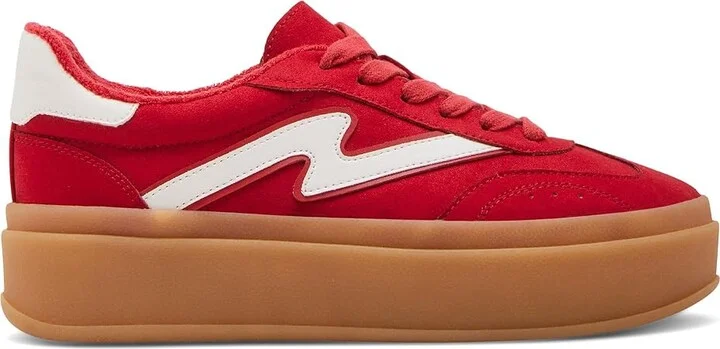 Madden Girl Mightty Women's Shoes Red : 5.5 M, Suede - Image 6